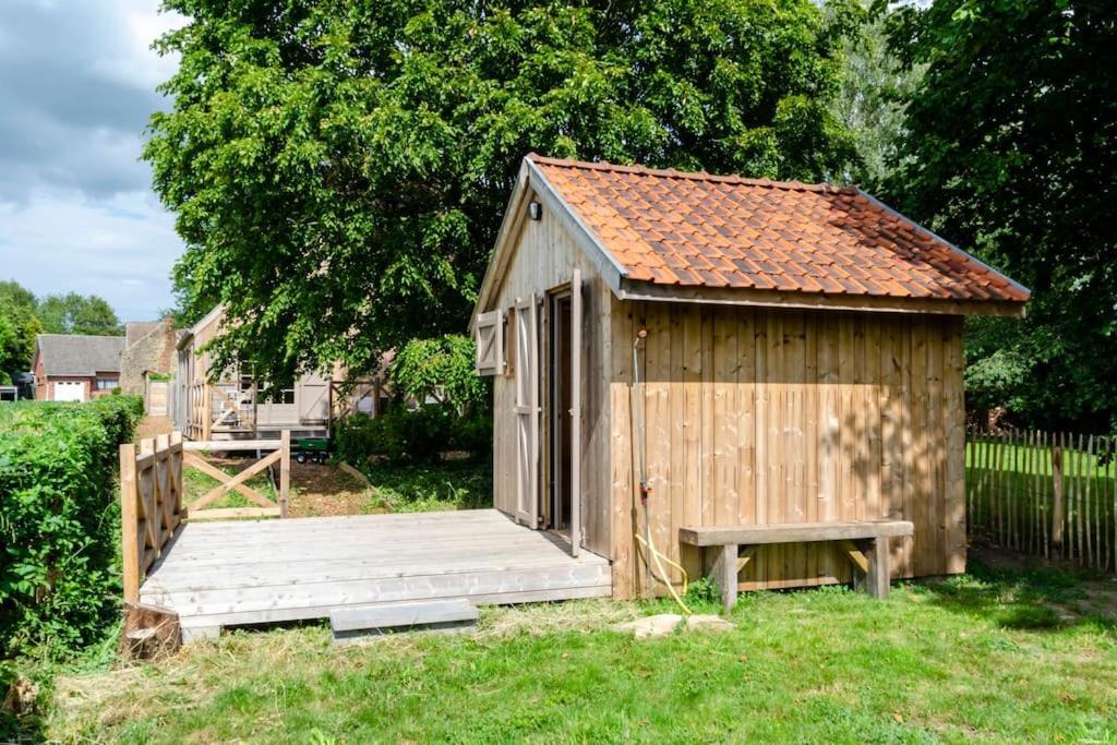 La Cabane Du Cerf Et Son Sauna Attre エクステリア 写真